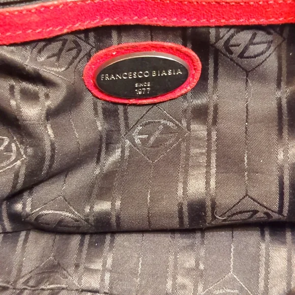 Francesco Biasia Red Patent Leather Satchel - Picture 7 of 9